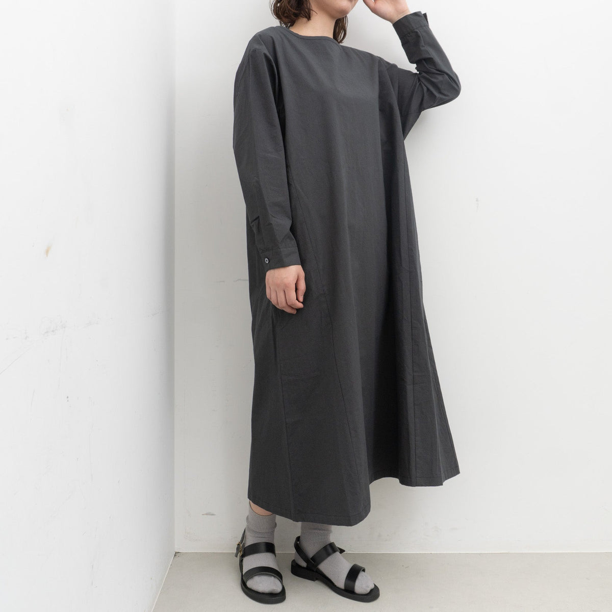 TAYUTAU｜近江晒クルーネックワンピース　Y319062