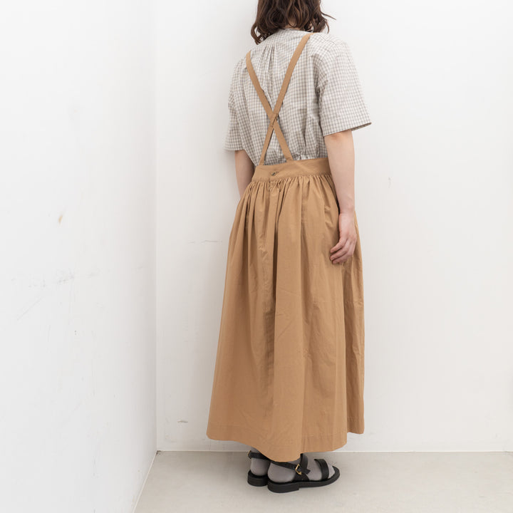 atelier naruse /WOMEN　cotton suspender skirt na-h06041