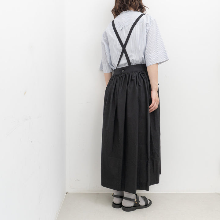 atelier naruse /WOMEN　cotton suspender skirt na-h06041