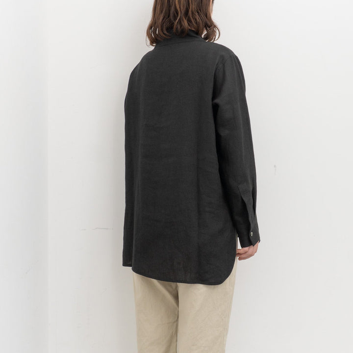 atelier naruse /WOMEN　linen mock-neck blouse na-f02089_A