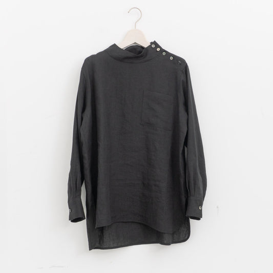 完売atelier naruse｜WOMEN　linen mock-neck blouse na-f02089_A