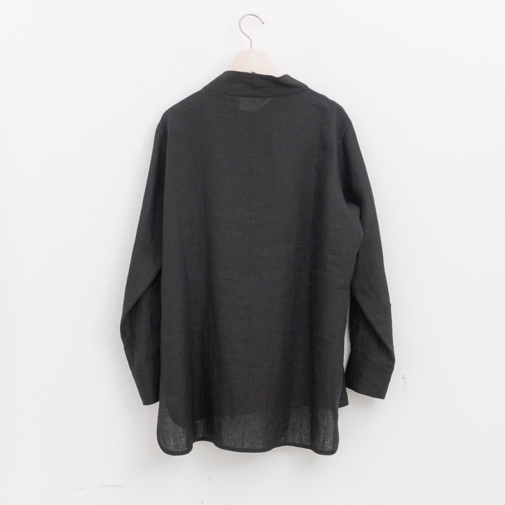 atelier naruse /WOMEN　linen mock-neck blouse na-f02089_A