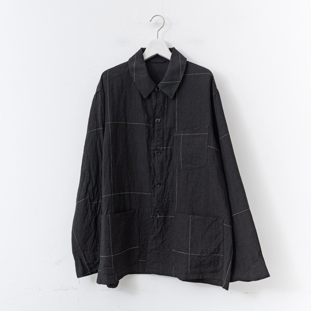 KAPTAIN SUNSHINE｜MEN　Work Shirt Jacket（BLACK PANE）