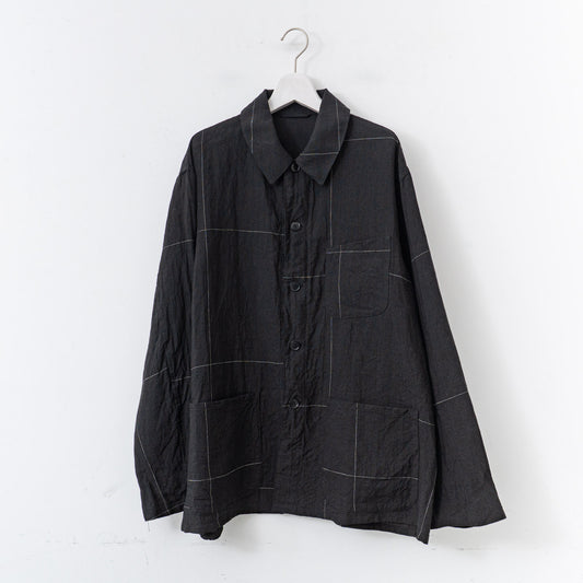 KAPTAIN SUNSHINE｜MEN　Work Shirt Jacket（BLACK PANE）