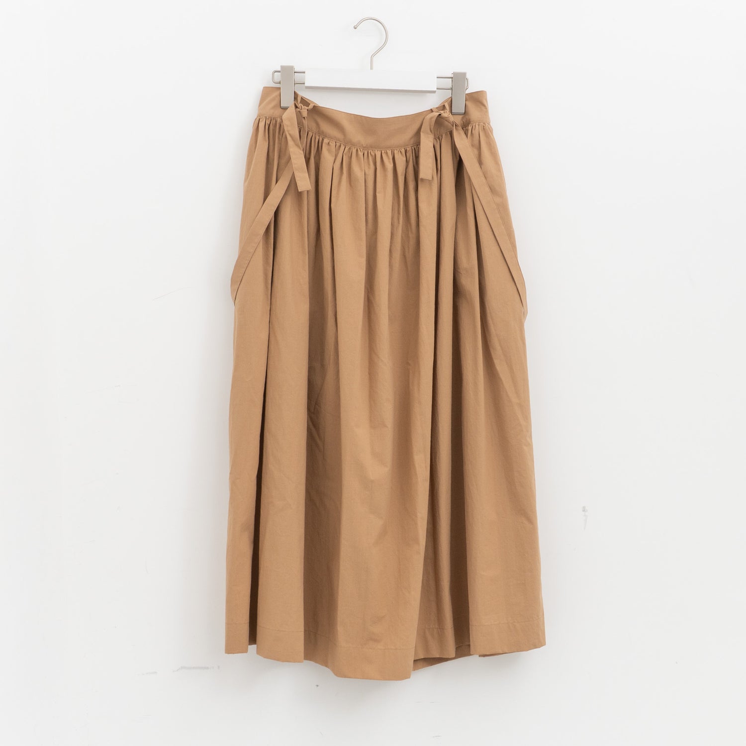 atelier naruse｜WOMEN　cotton suspender skirt na-h06041（camel）