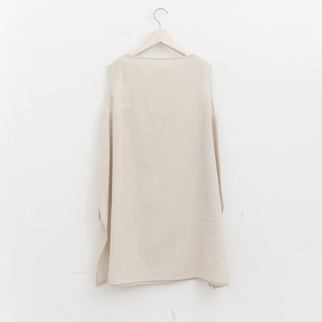 evam eva/　pin check tunic E261T147