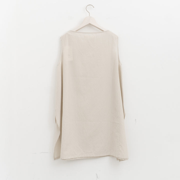 evam eva/　pin check tunic E261T147