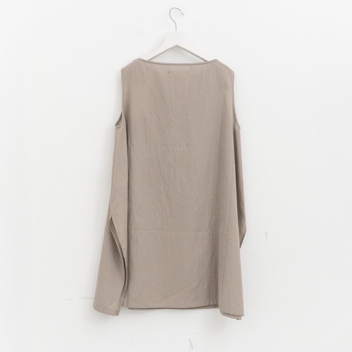 evam eva｜pin check tunic E261T147