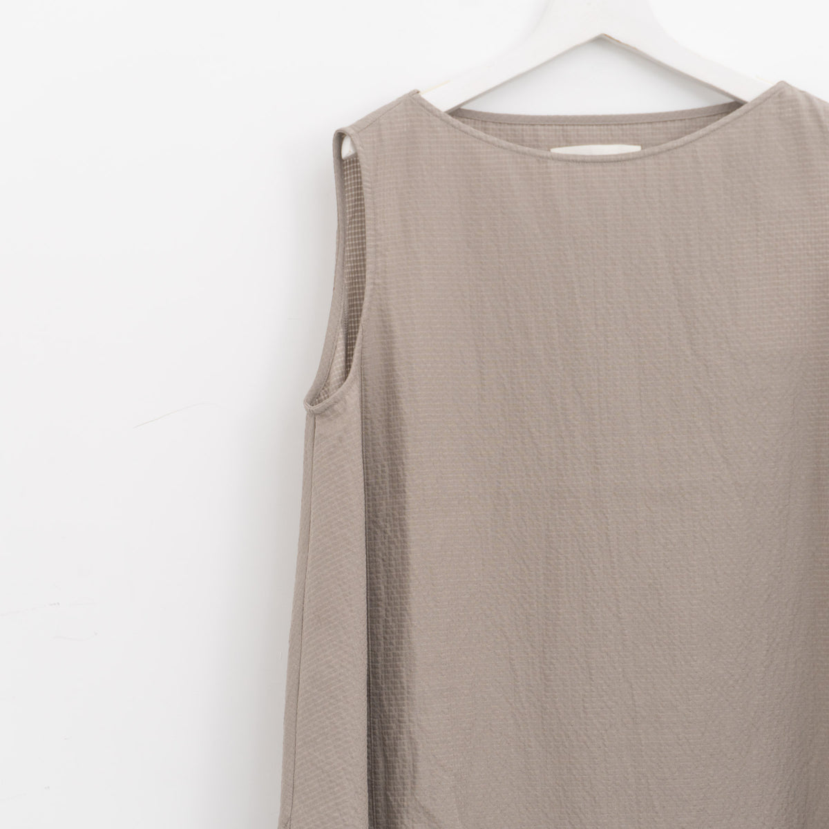 evam eva｜pin check tunic E261T147