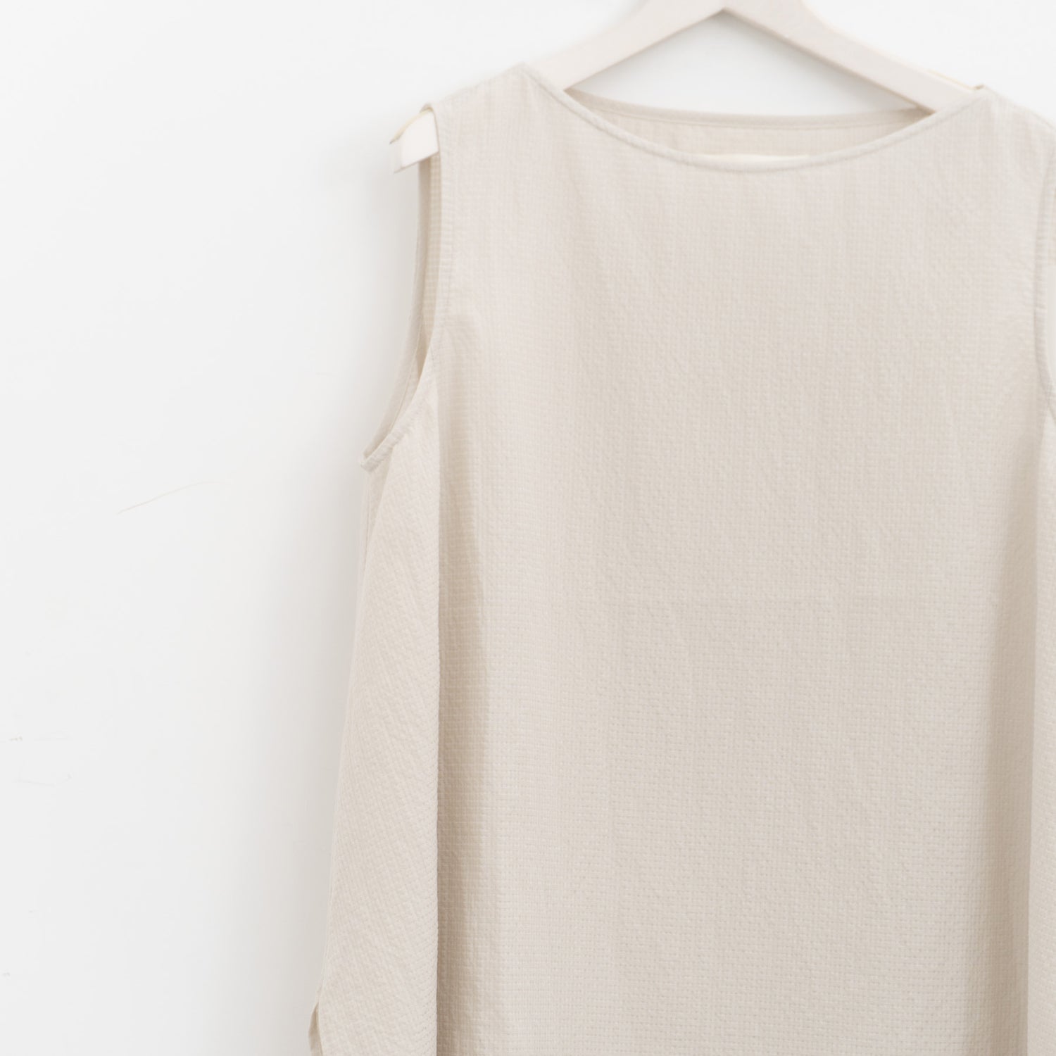evam eva｜pin check tunic E261T147