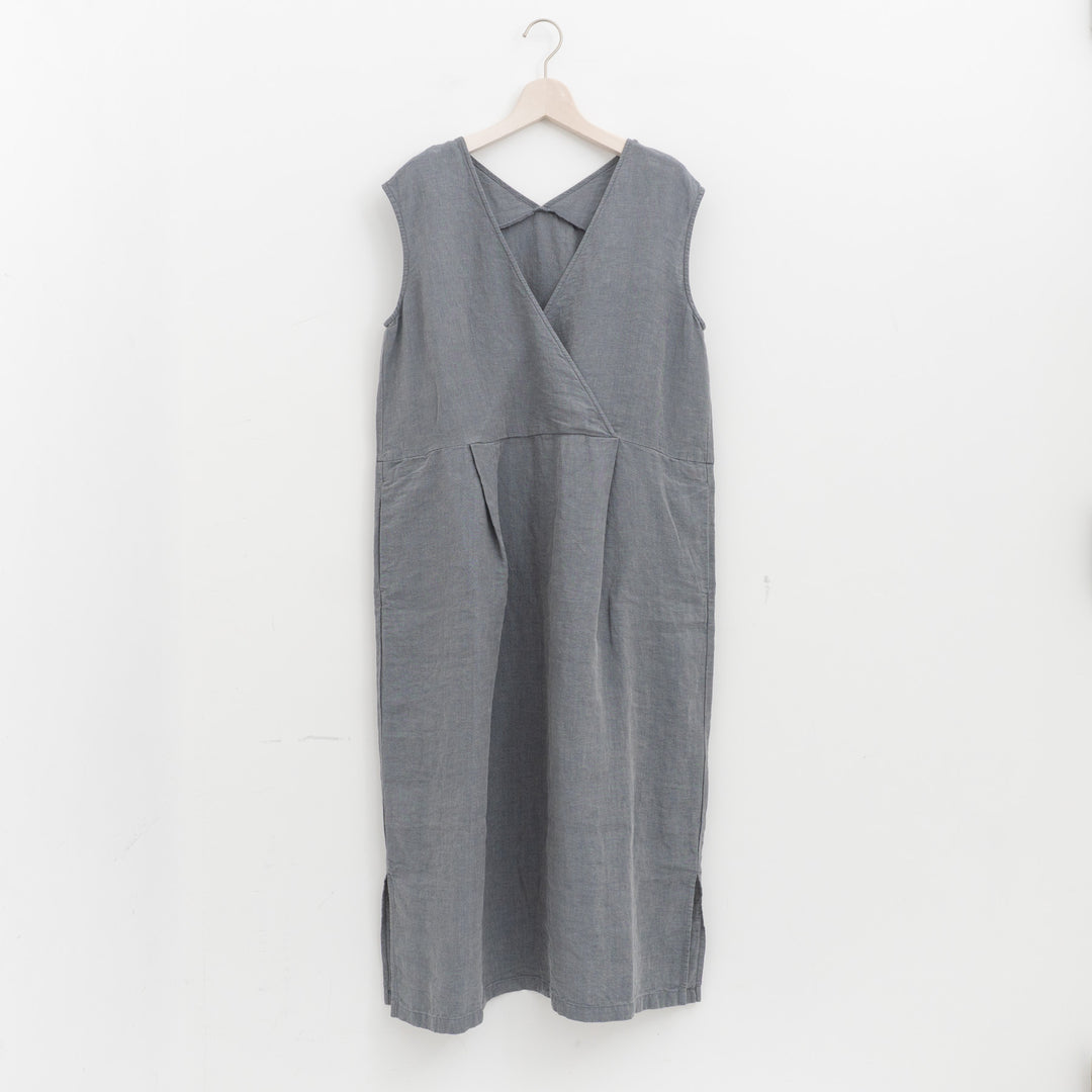 evam eva/　linen sleeveless one-piece E261T176