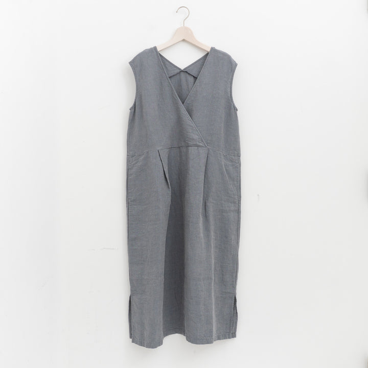 evam eva/　linen sleeveless one-piece E261T176