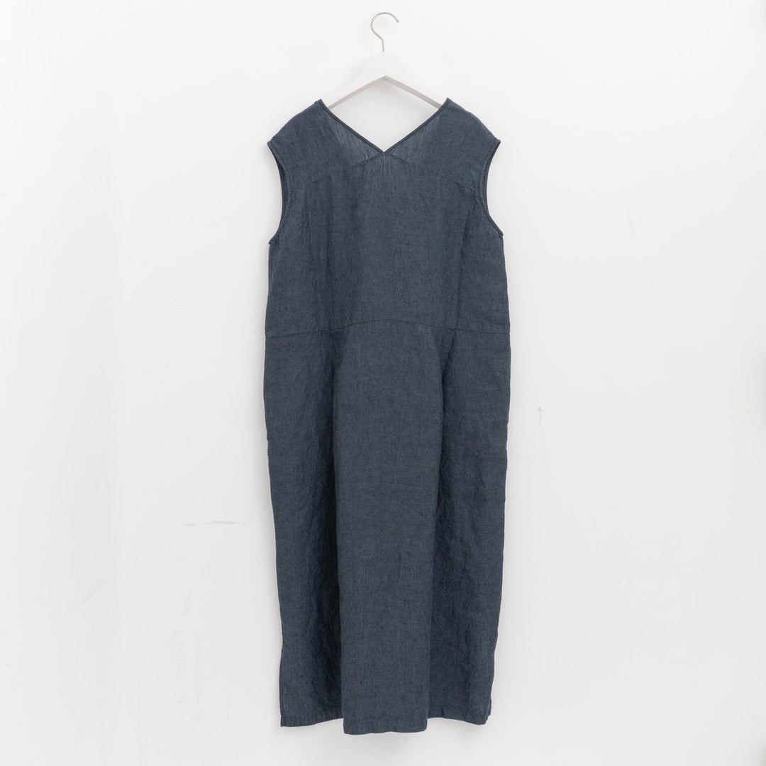 evam eva/　linen sleeveless one-piece E261T176