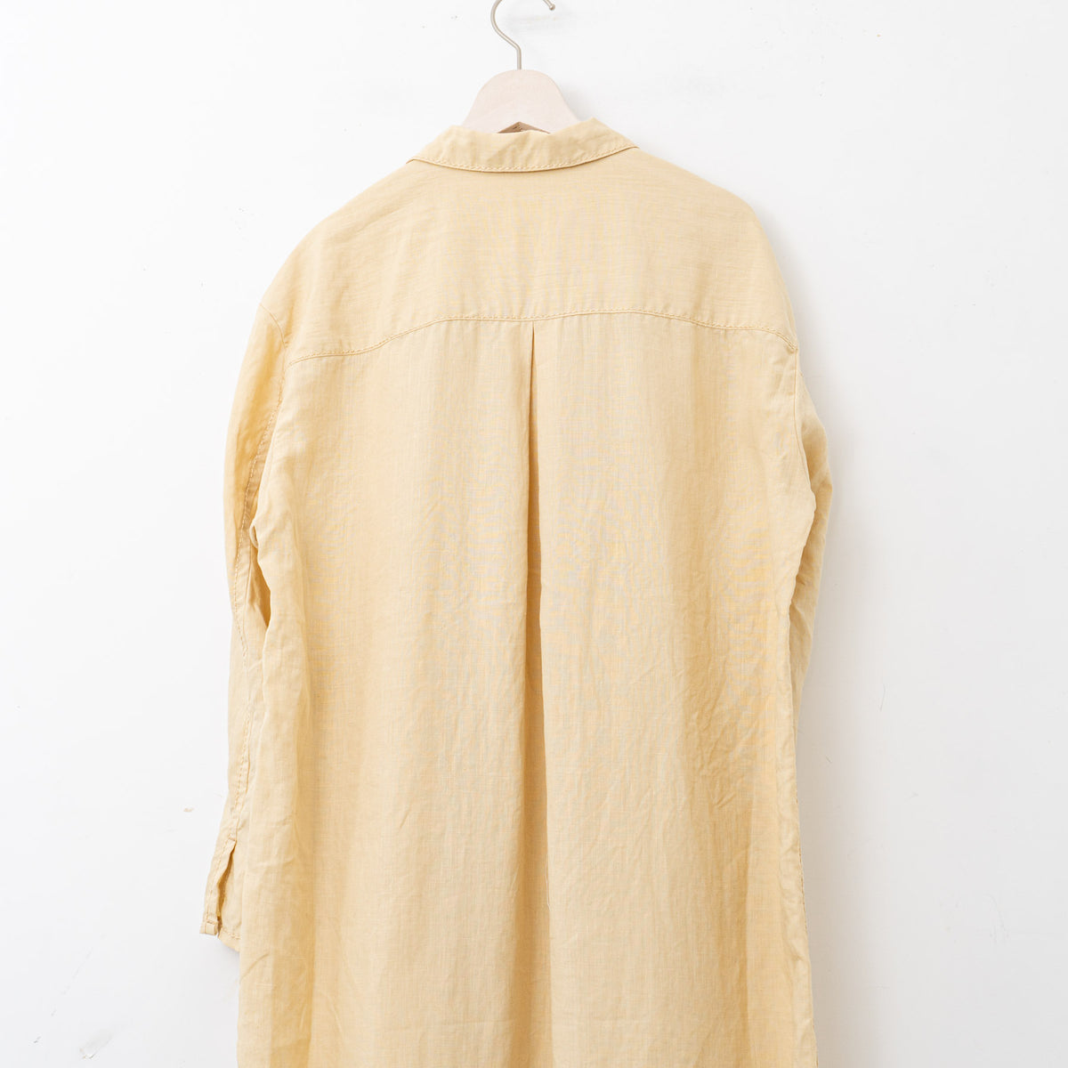 【SALE) homspun｜WOMEN　　コットンリネンバイオ長袖ワンピース　251-1641-YS