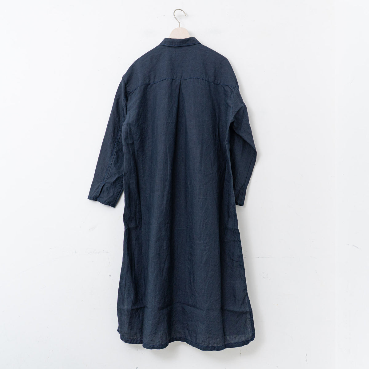 【SALE) homspun｜WOMEN　　コットンリネンバイオ長袖ワンピース　251-1641-YS