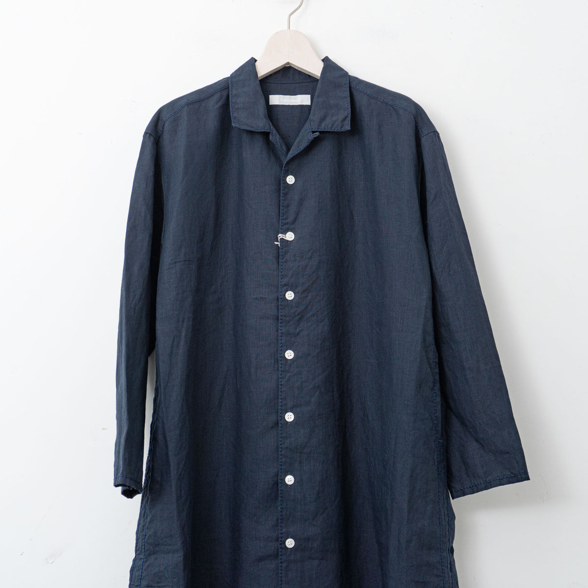 【SALE) homspun｜WOMEN　　コットンリネンバイオ長袖ワンピース　251-1641-YS