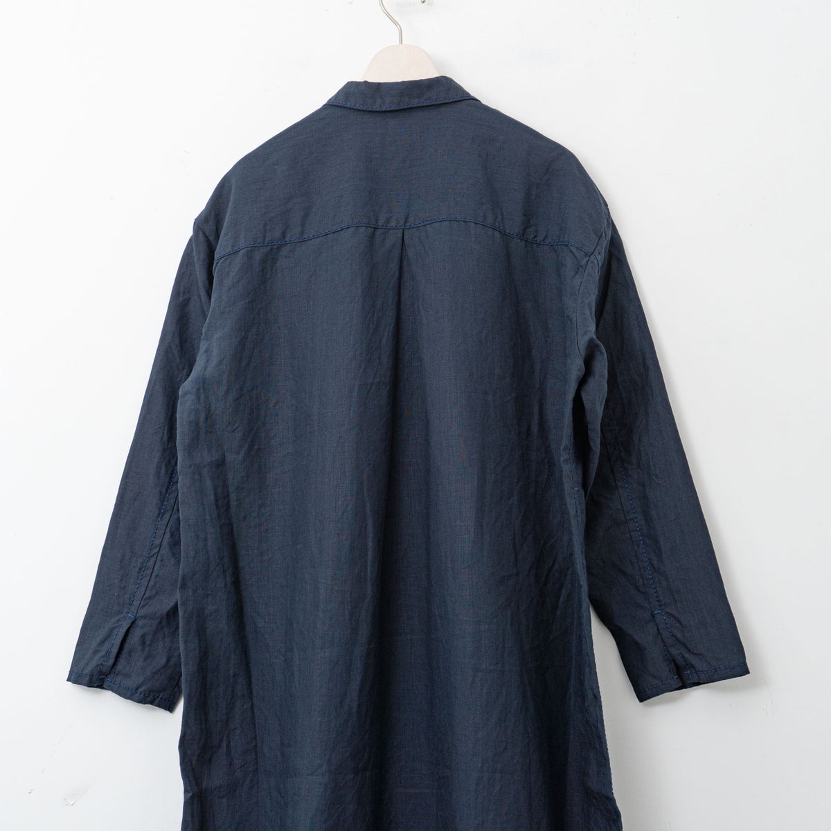 【SALE) homspun｜WOMEN　　コットンリネンバイオ長袖ワンピース　251-1641-YS