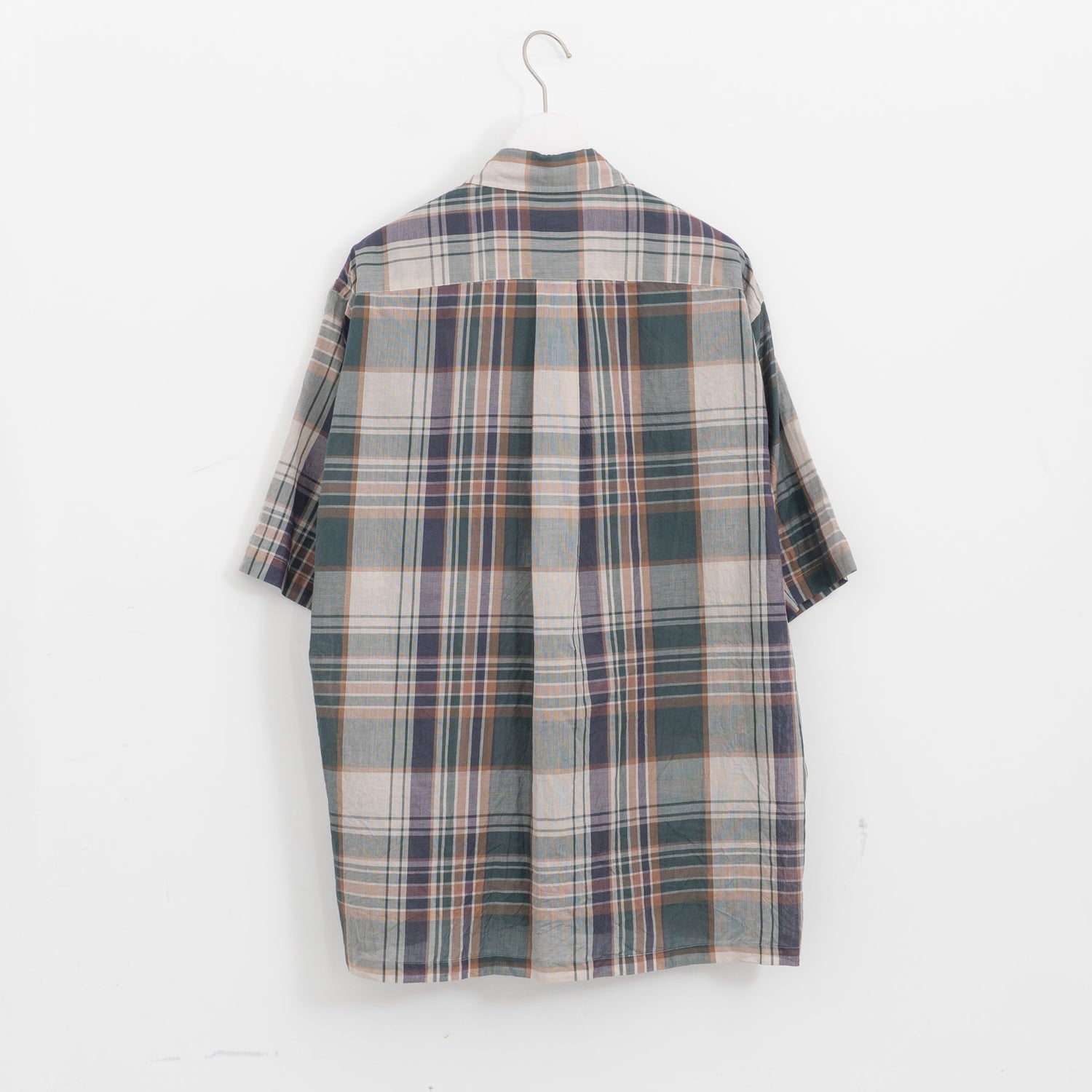 KAPTAIN SUNSHINE｜Gauze Plaid Plain SS Shirt KS26SSH15