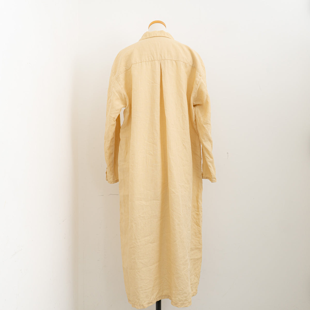 【SALE) homspun｜WOMEN　　コットンリネンバイオ長袖ワンピース　251-1641-YS