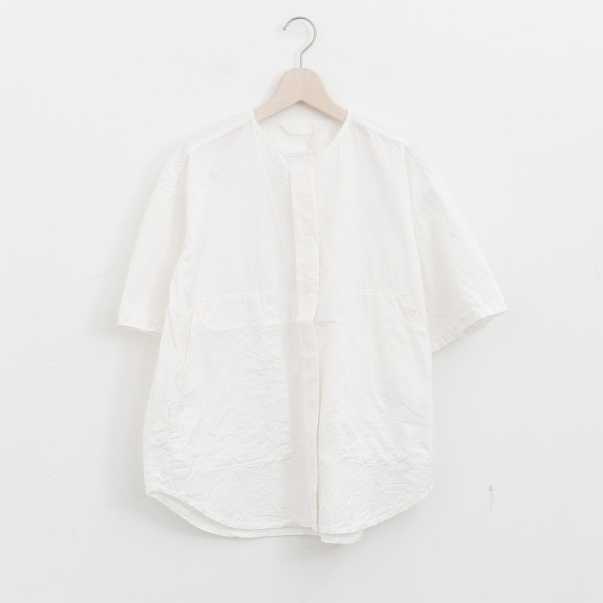 homspun｜WOMEN　タイプライター比翼ブラウス 261-5753-suomi（3.white）