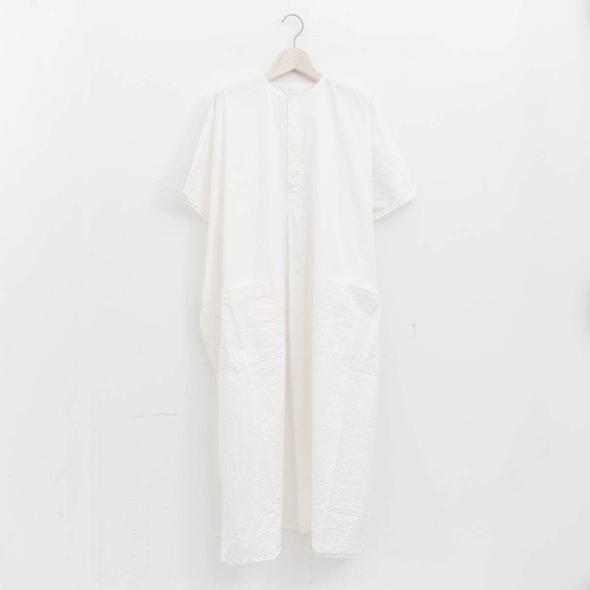 homspun｜WOMEN　タイプライタープルオーバーワンピース 261-1647-suomi（3.white）
