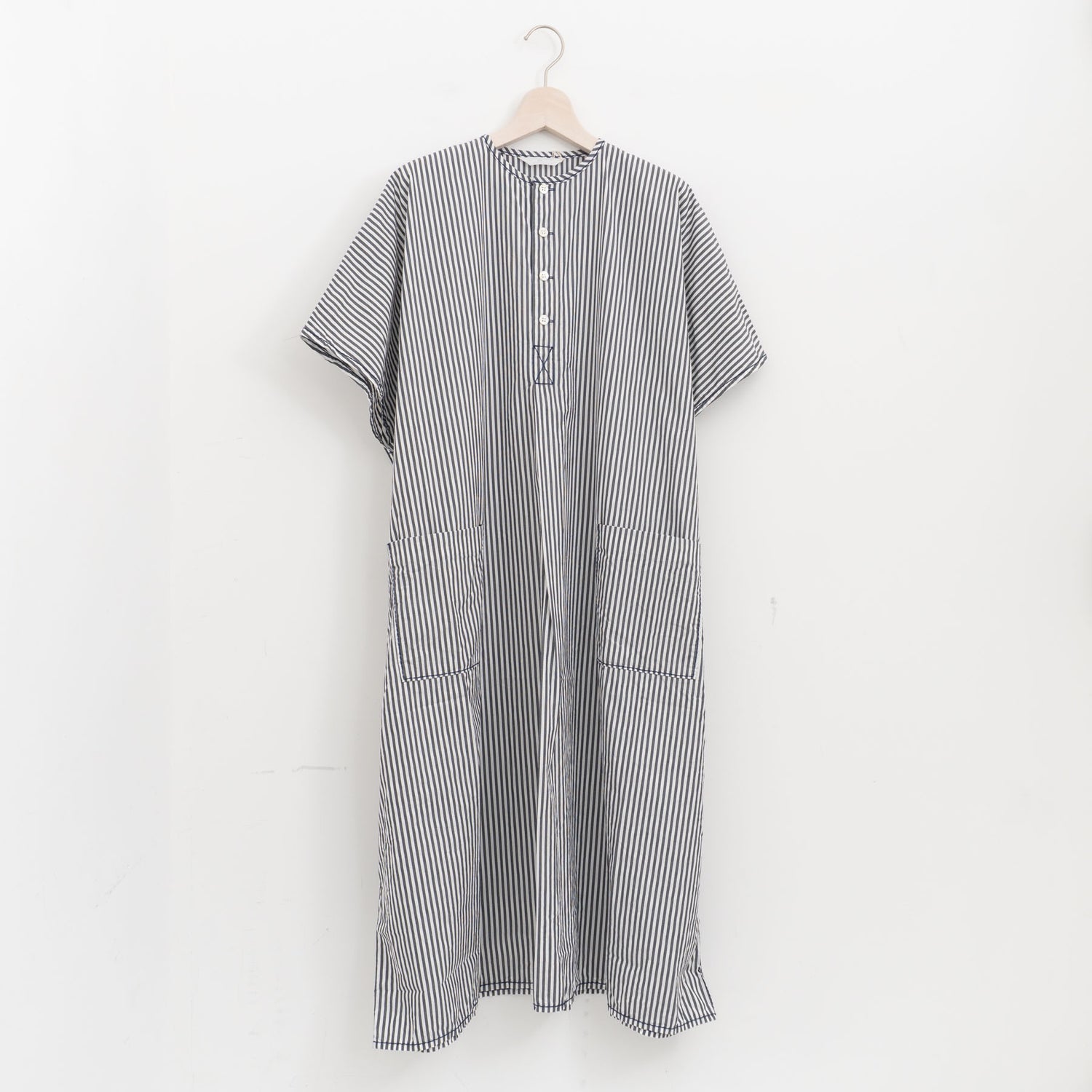 homspun｜WOMEN　タイプライタープルオーバーワンピース 261-1647-suomi（2.stripe）