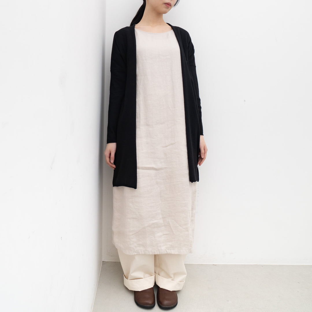 【完売】evam eva/　cotton ramie robe-E231K056