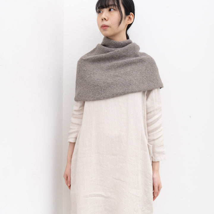 【AW】evam eva/　alpaca wool snood-E213G157