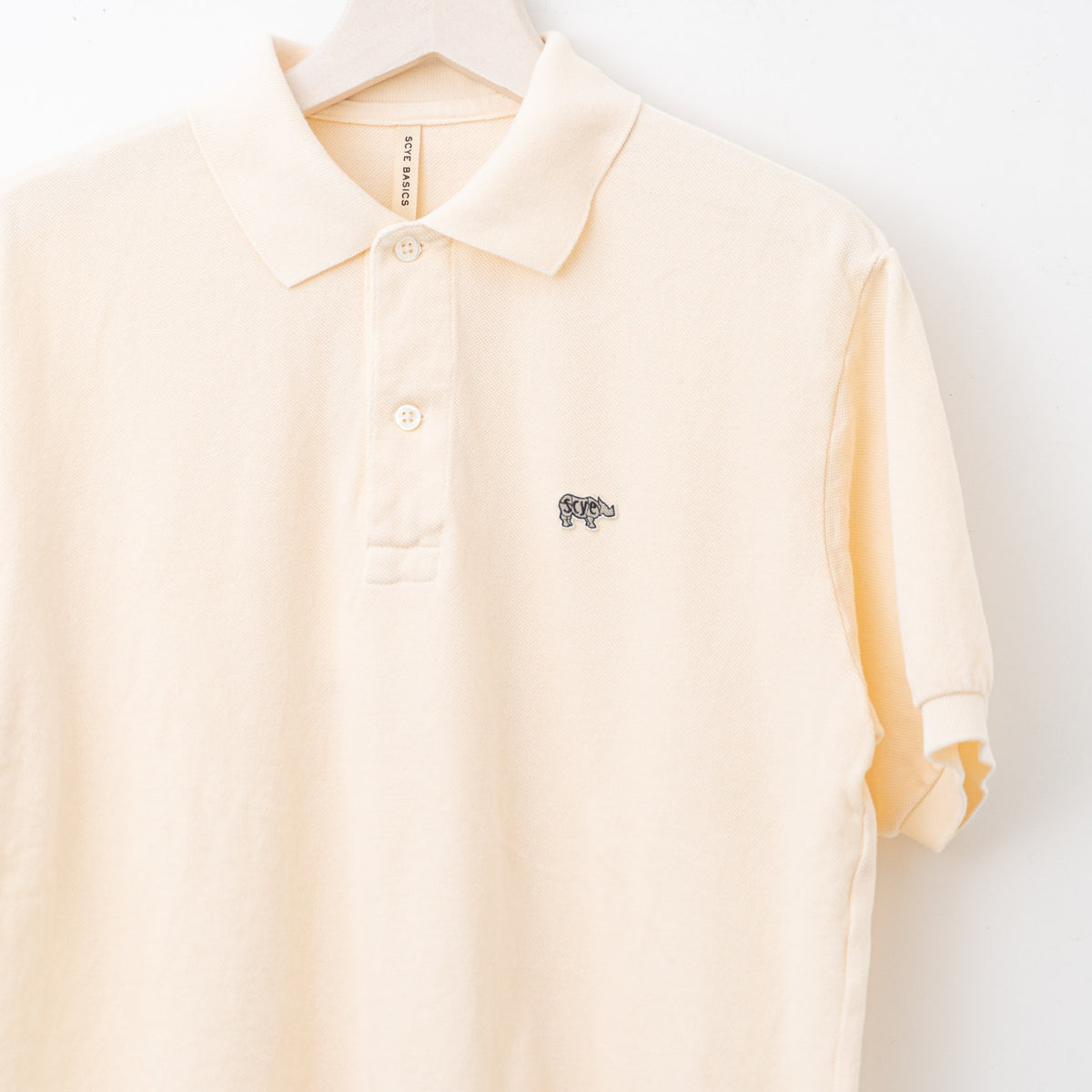SCYE BASICS｜MEN　Cotton Pique Polo Shirt 5125-21715（244）