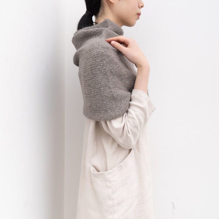 【AW】evam eva/　alpaca wool snood-E213G157