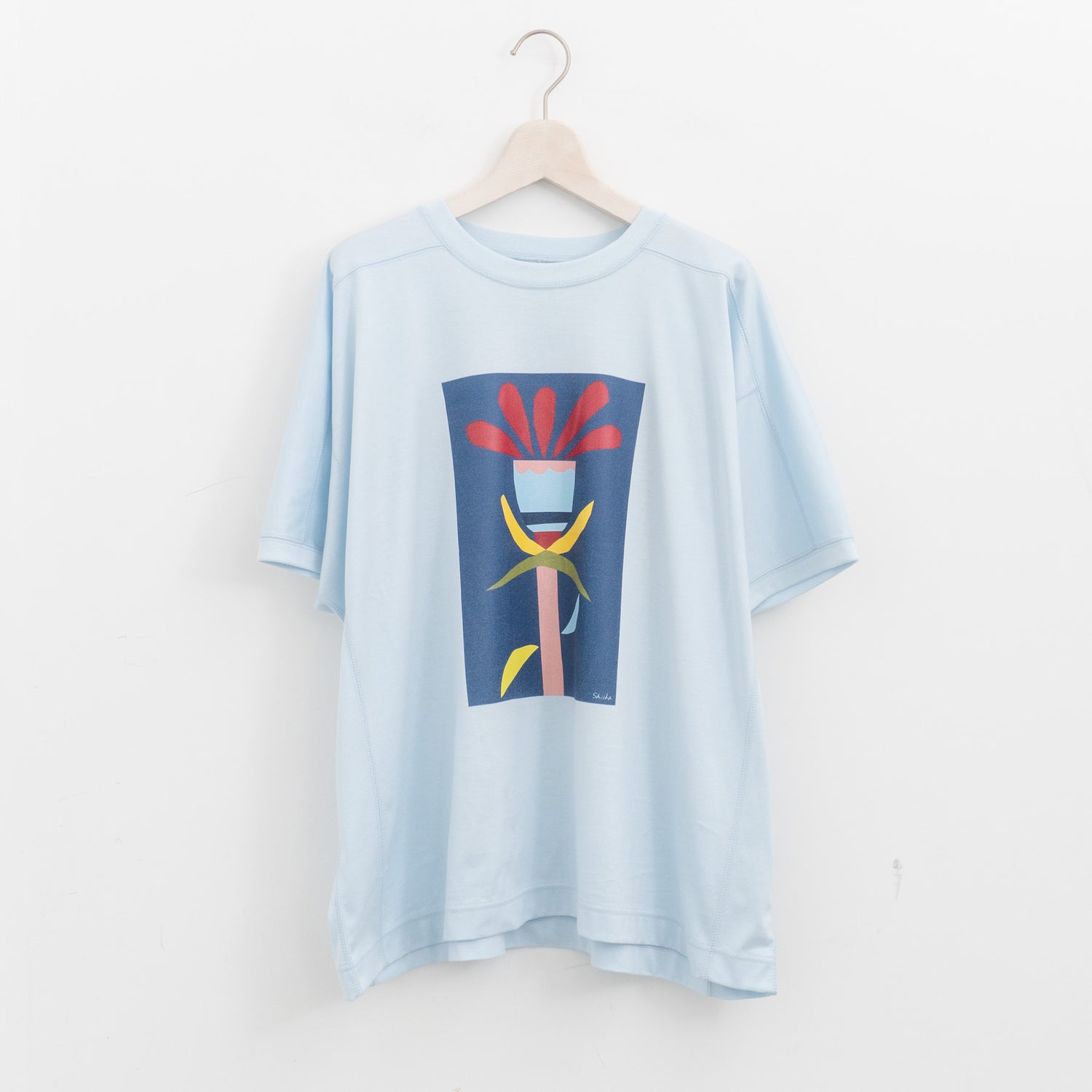 【SALE】ASEEDONCLÖUD｜Kafusho T-shirt No.261803-Y（saxe）