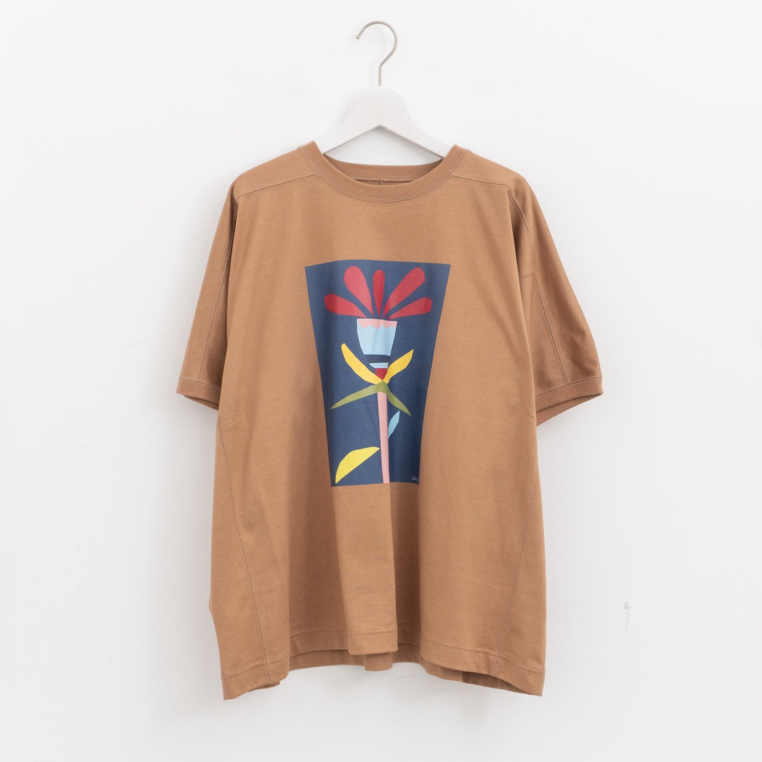 【SALE】ASEEDONCLÖUD｜Kafusho T-shirt No.261803-Y（brown）
