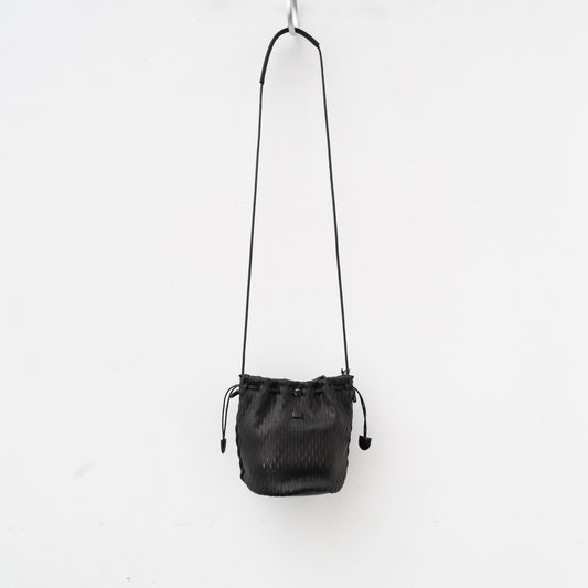 i ro se｜"net" bucket mini bag BAG-N07（BLACK）