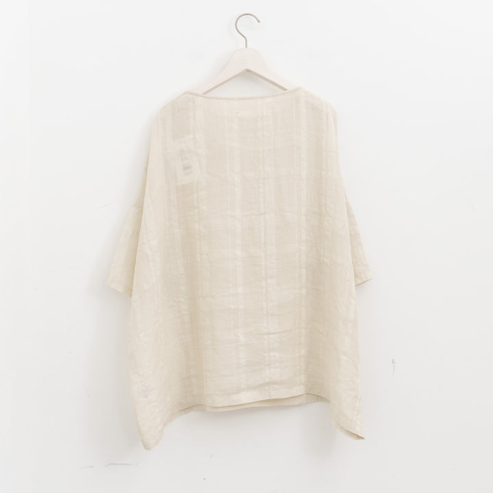 evam eva/　linen ramie pullover E261T223