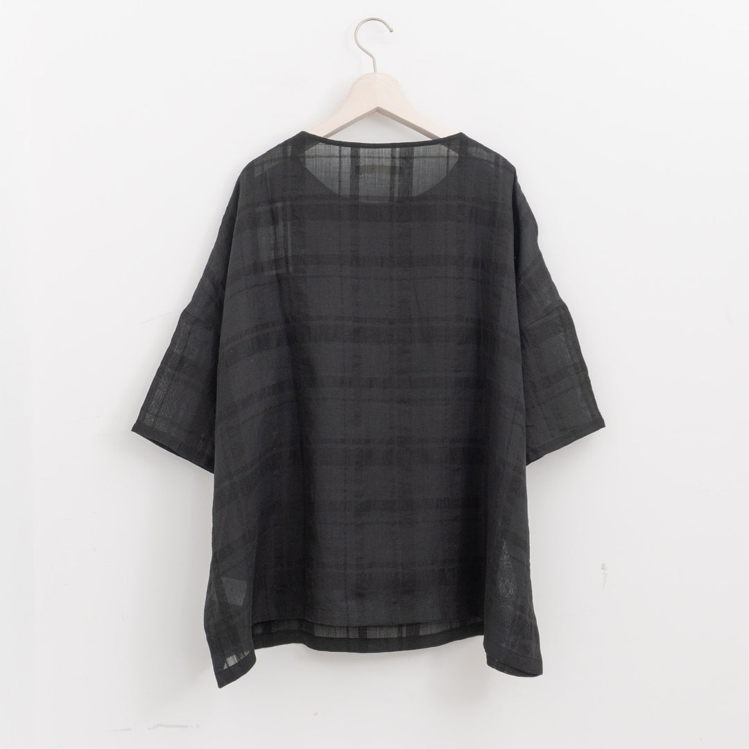 evam eva/　linen ramie pullover E261T223