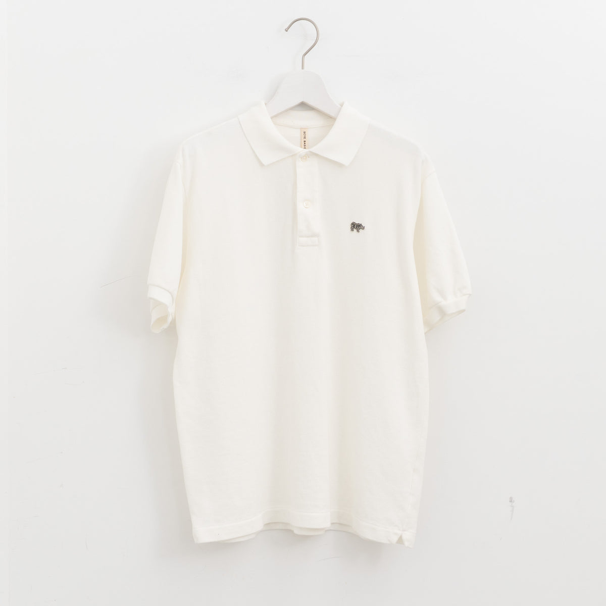【完売】SCYE BASICS｜Cotton Pique Polo Shirt 5126-21700（05.off white）