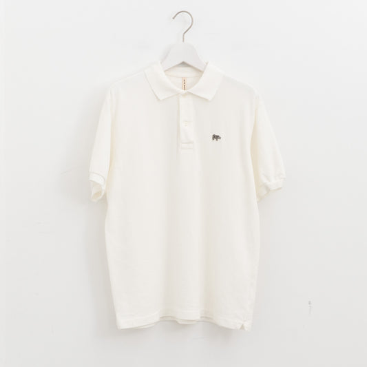 【完売】SCYE BASICS｜Cotton Pique Polo Shirt 5126-21700（05.off white）
