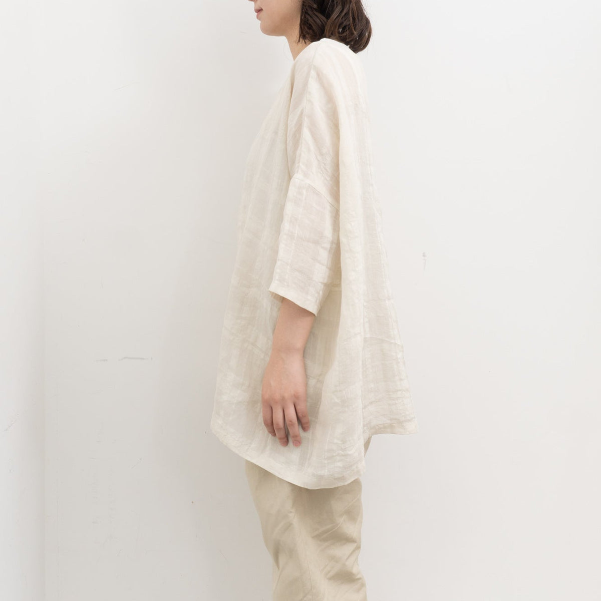 evam eva｜linen ramie pullover E261T223