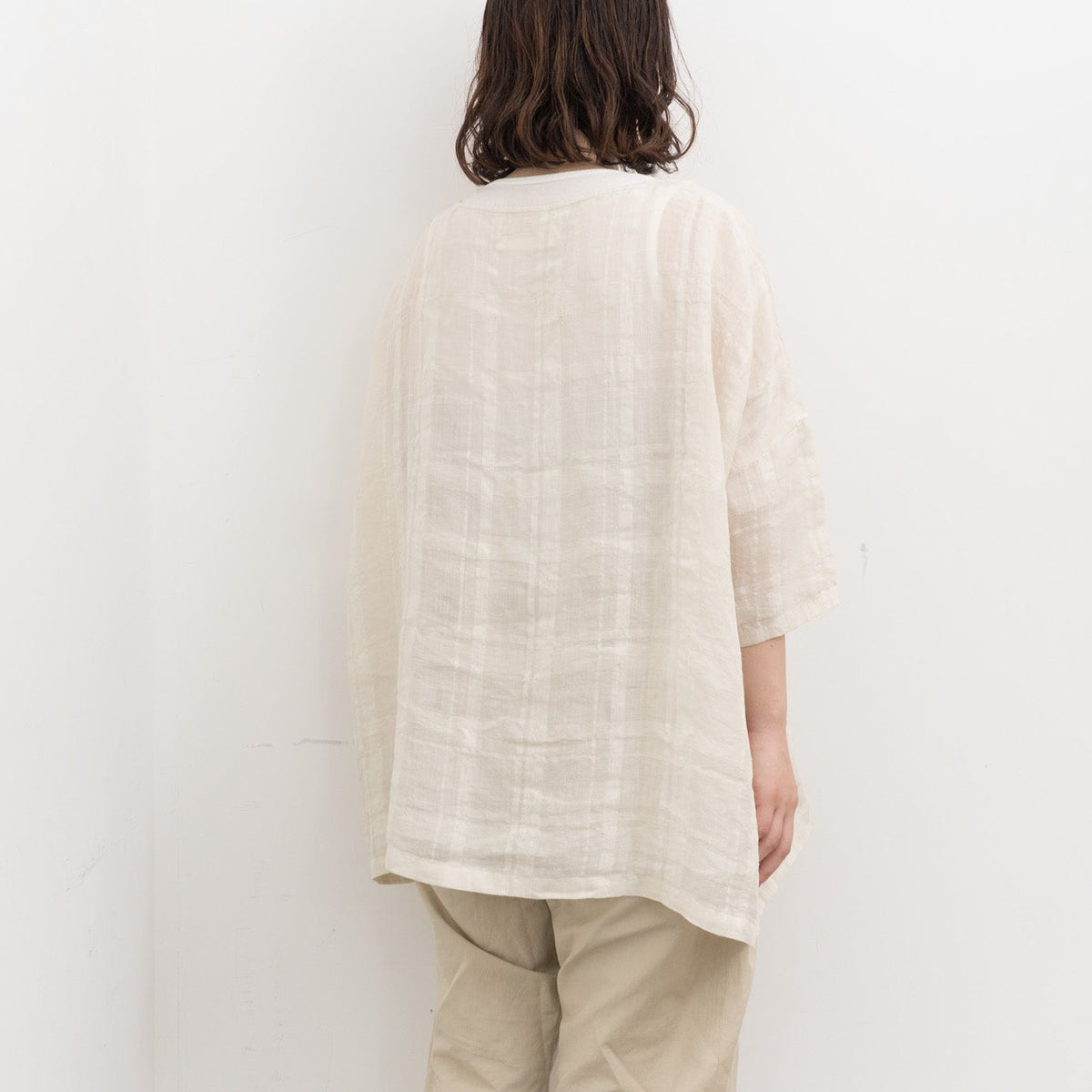 evam eva｜linen ramie pullover E261T223
