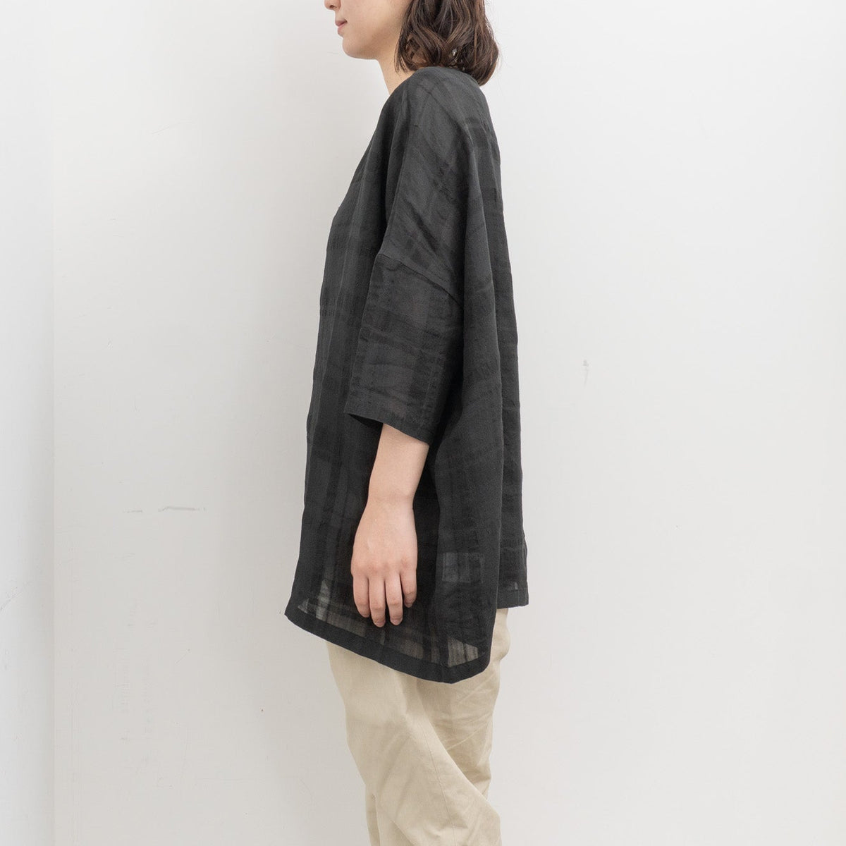 evam eva｜linen ramie pullover E261T223