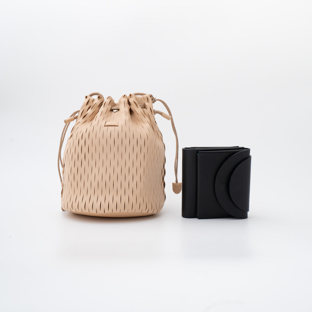 i ro se｜"net" bucket mini bag BAG-N07