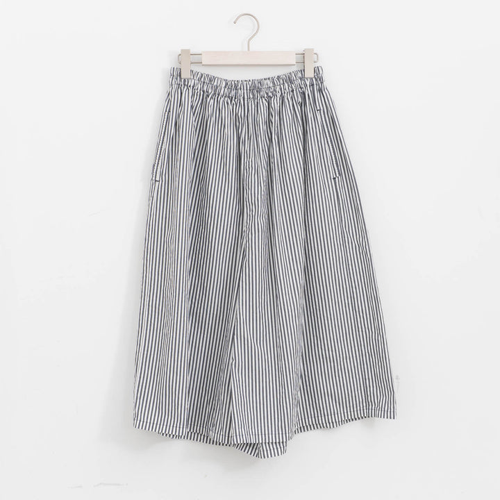 homspun /WOMEN　タイプライターギャザーキュロットパンツ 261-3405-Y