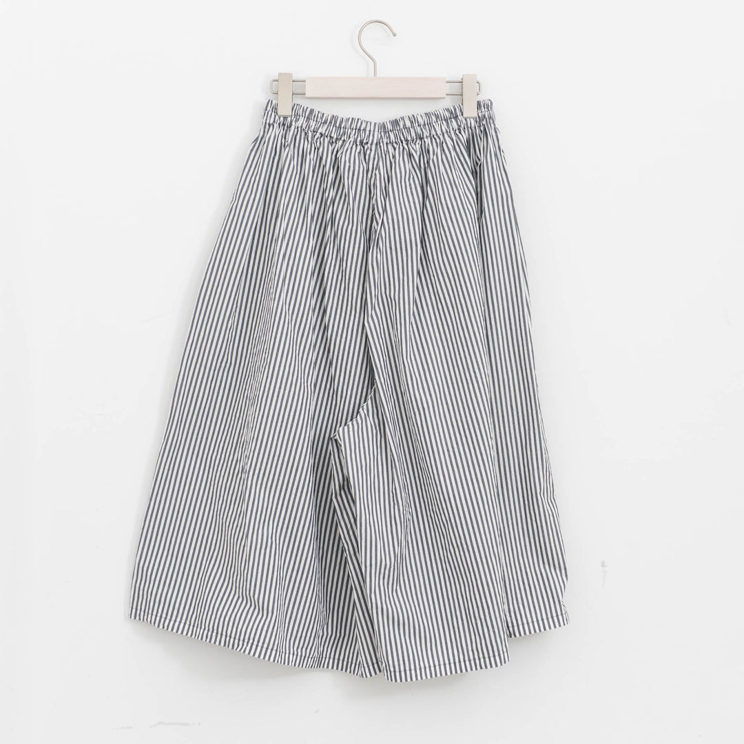 homspun /WOMEN　タイプライターギャザーキュロットパンツ 261-3405-Y