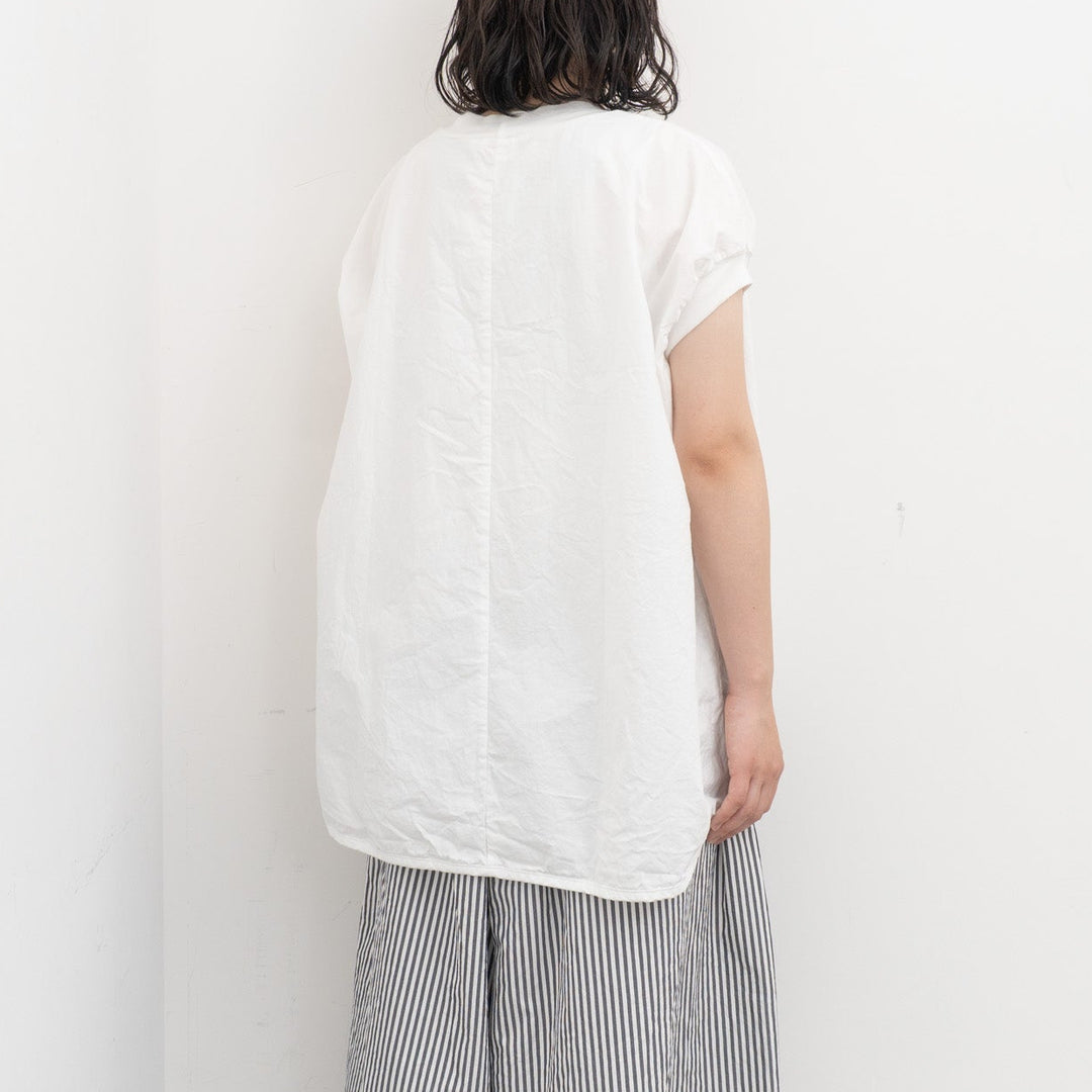 homspun/WOMEN コンパクトウェザー BIGノースリーブ ブラウス 261-5755-Y
