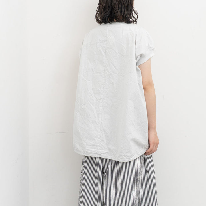 homspun/WOMEN コンパクトウェザー BIGノースリーブ ブラウス 261-5755-Y