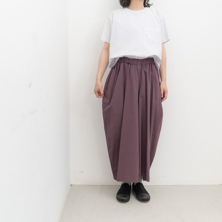 atelier naruse /WOMEN　cotton high twist poplin gaucho pants na-h05117