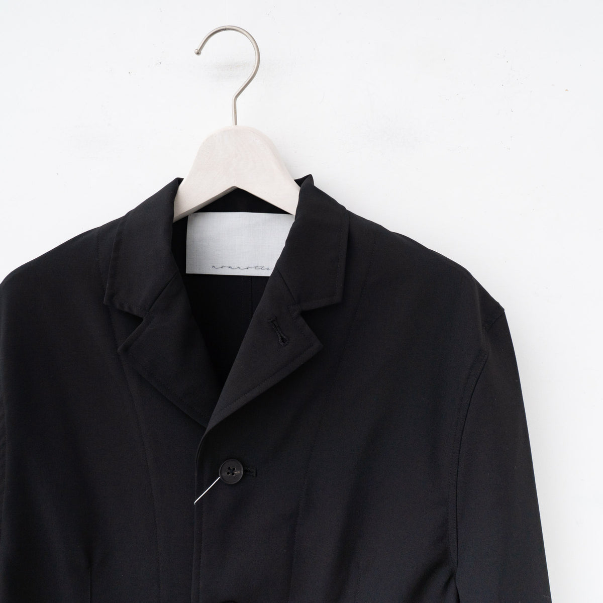 nonnotte｜MEN　Cutaway Front Long Jacket N-24S-039