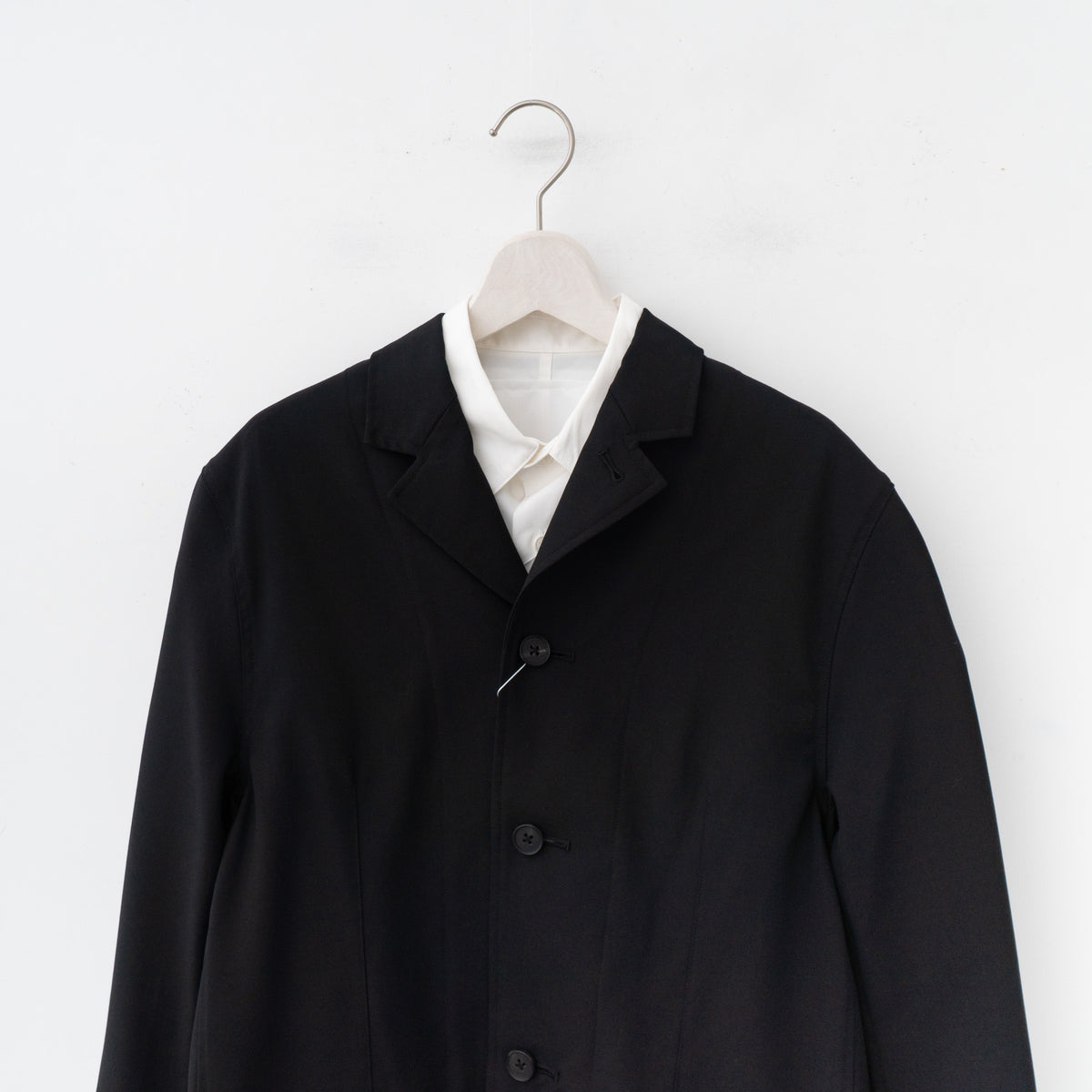 nonnotte｜MEN　Cutaway Front Long Jacket N-24S-039