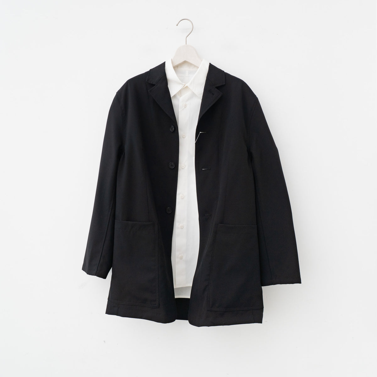 nonnotte｜MEN　Cutaway Front Long Jacket N-24S-039