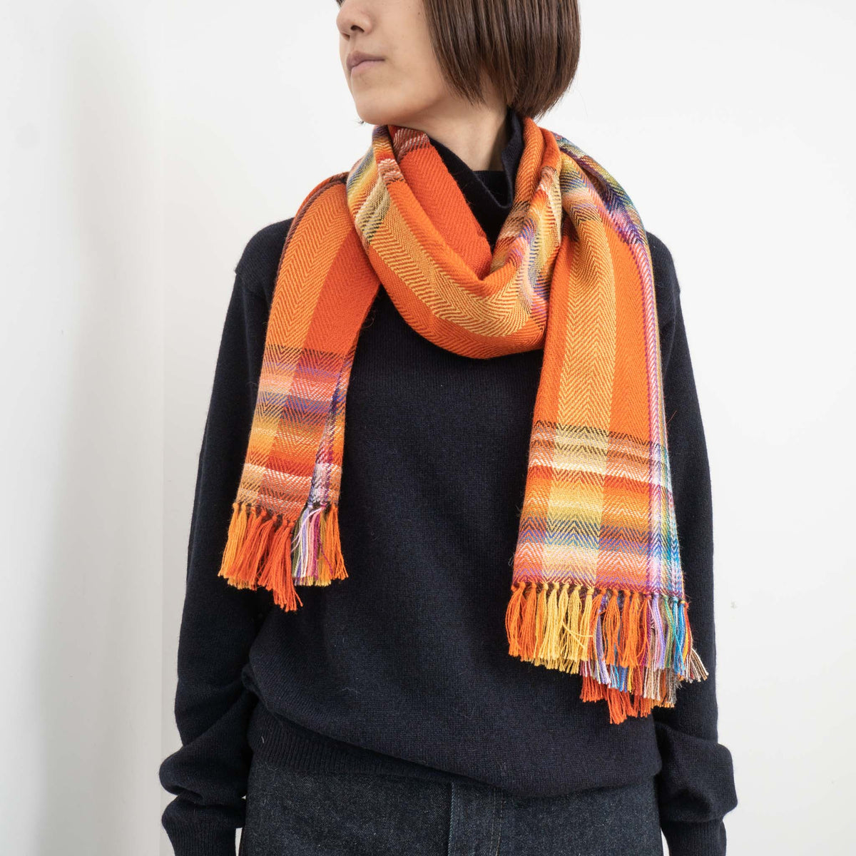 THE INOUE BROTHERS...｜Multi Colored Scarf TIB23-AL5001ML/TIB-ALAC5001ML